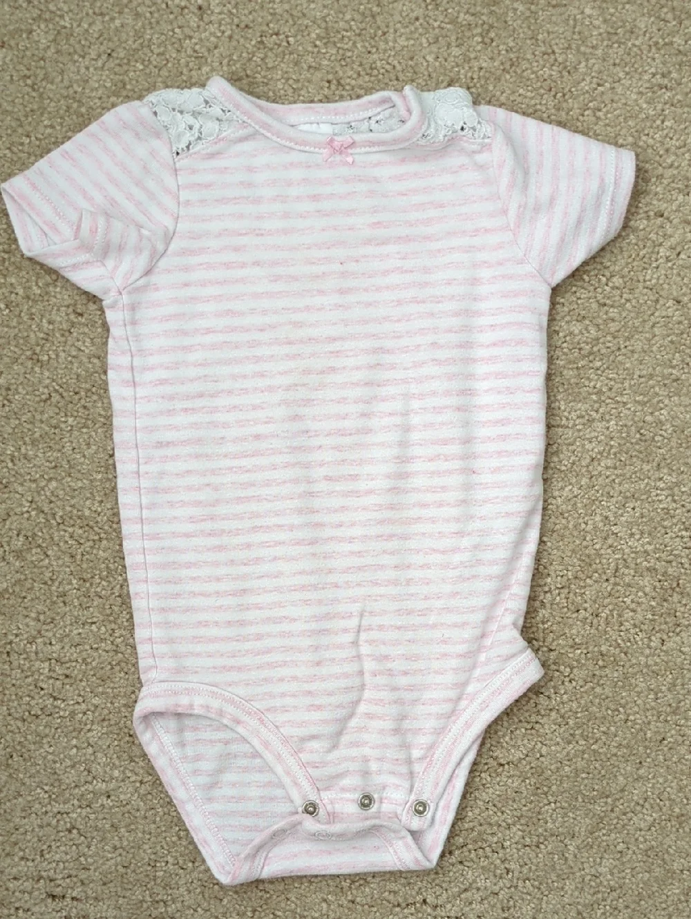 Carter's Pink and White/Flamingo Bodysuits